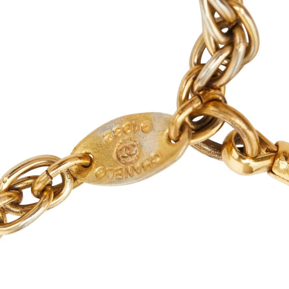 CHANEL Gold Logo Necklace - Picture 6 of 8